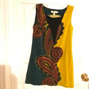 Anthropologie Sweater Zipper Tunic Dress